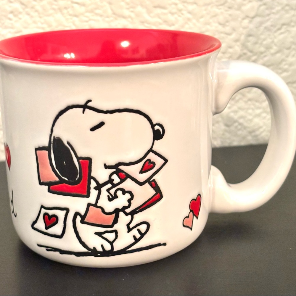 Peanuts Snoopy You Are So Loved Valentine’s Day Hearts Coffee Tea Mug NEW